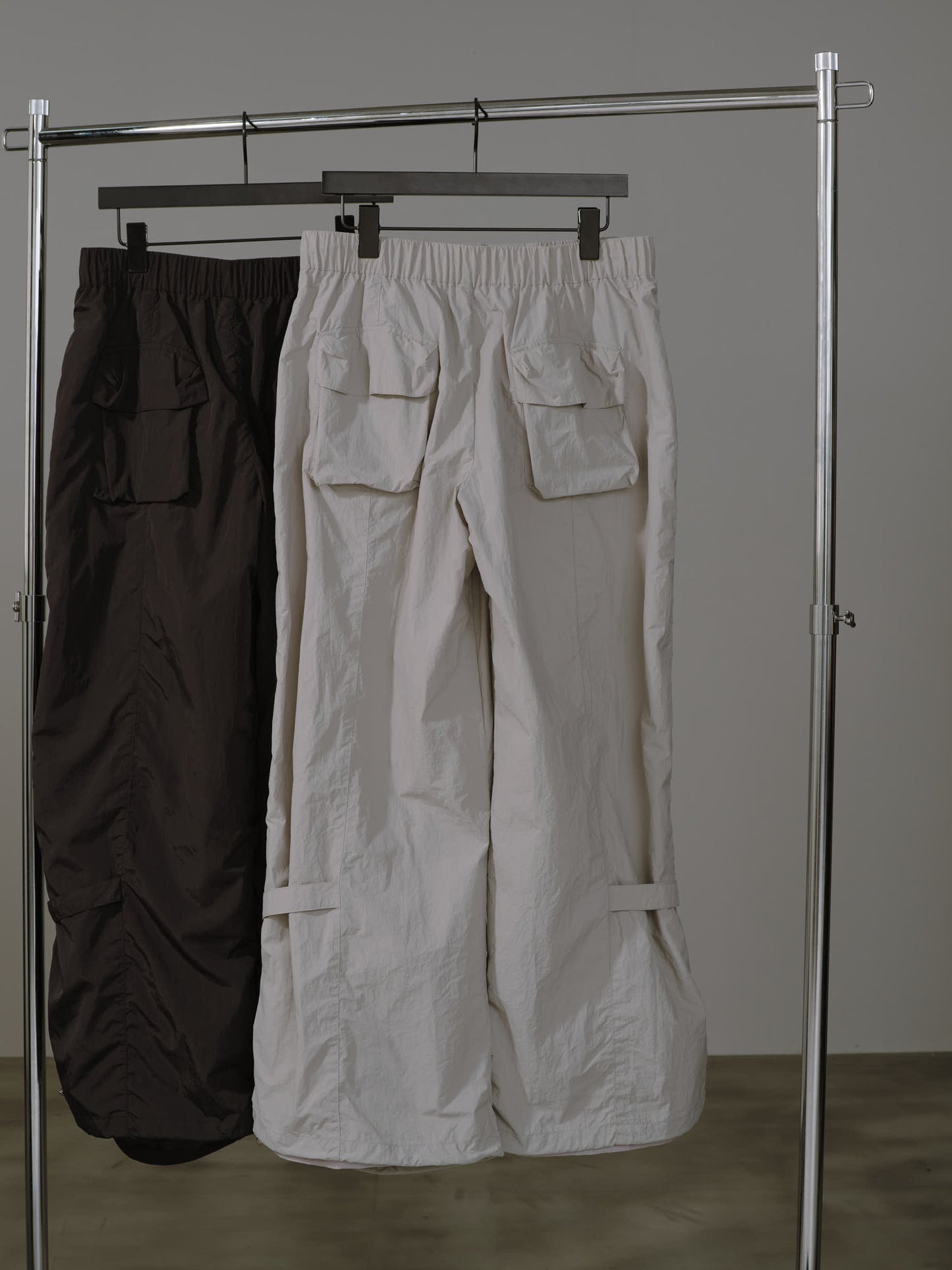 NYLON PARACHUTE CARGO PANTS