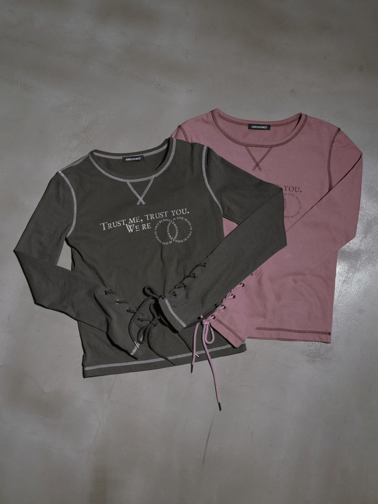 SLOGAN LONG SLEEVE TOPS
