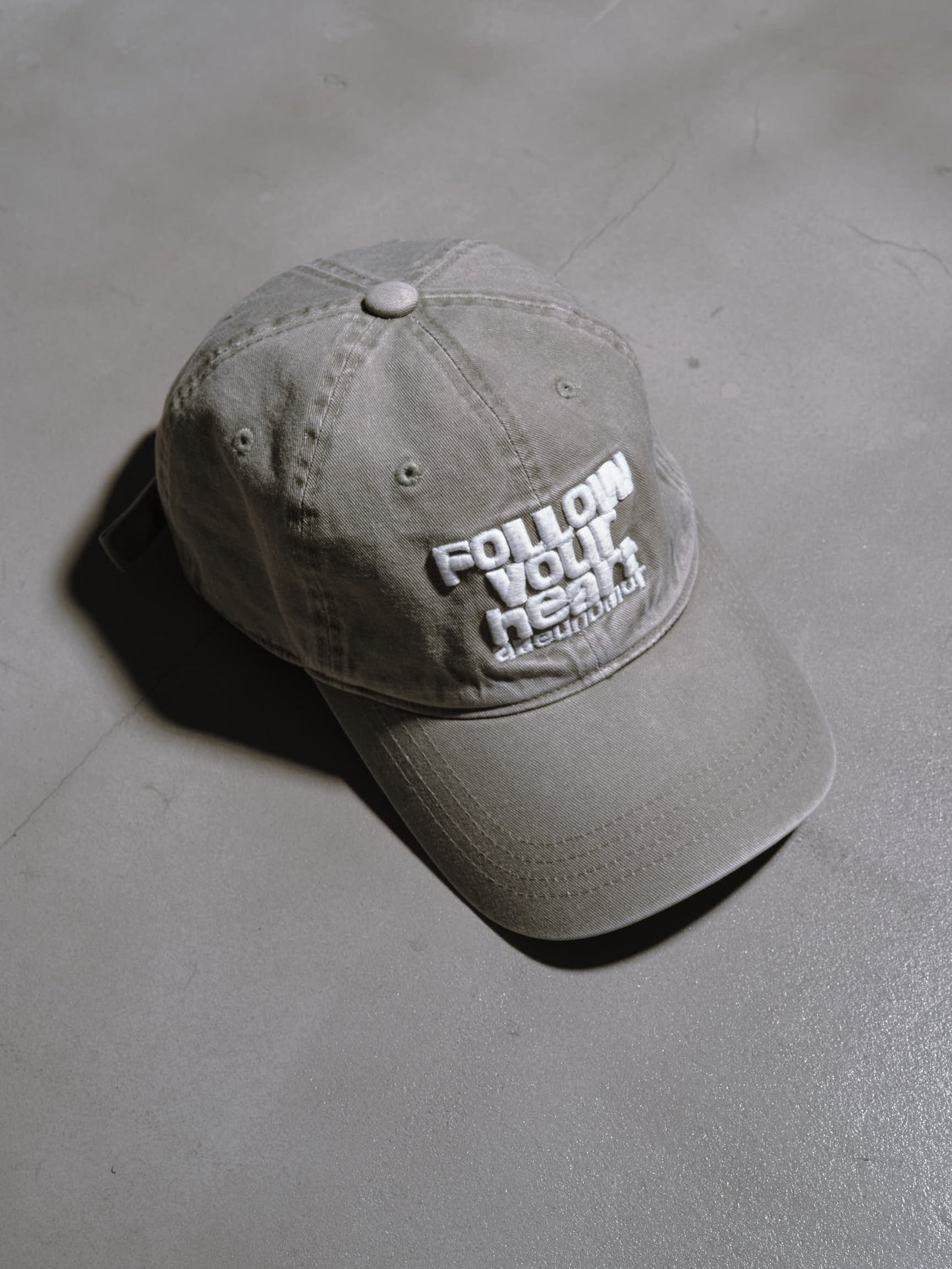 FOLLOW YOUR HEART LOGO CAP