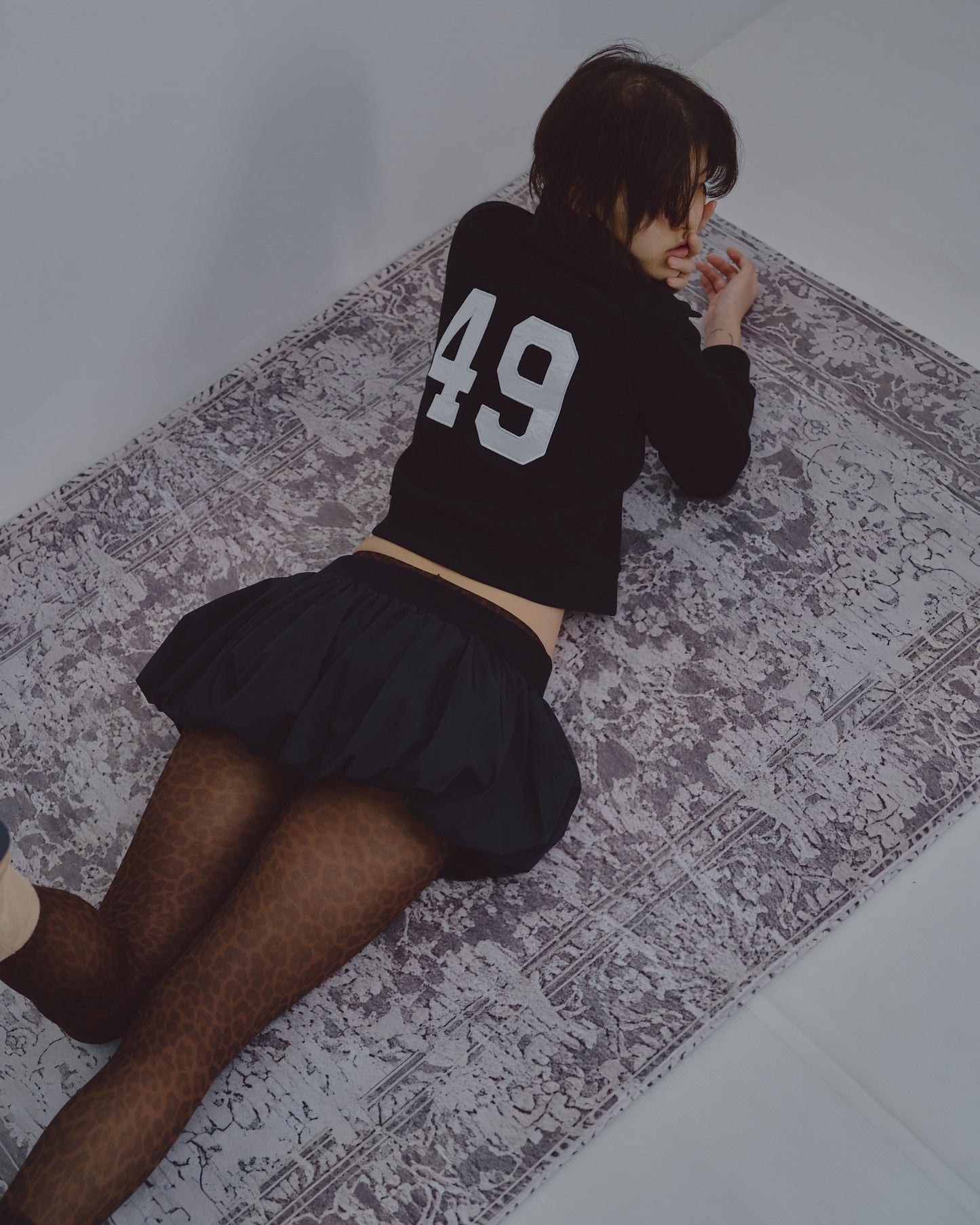 BALLOON MINI SKIRT【BLACK】