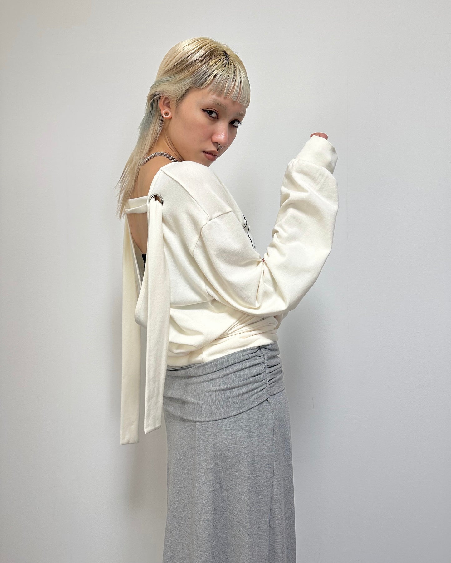 LINKED BY FATE 2WAY TOPS【WHITE】