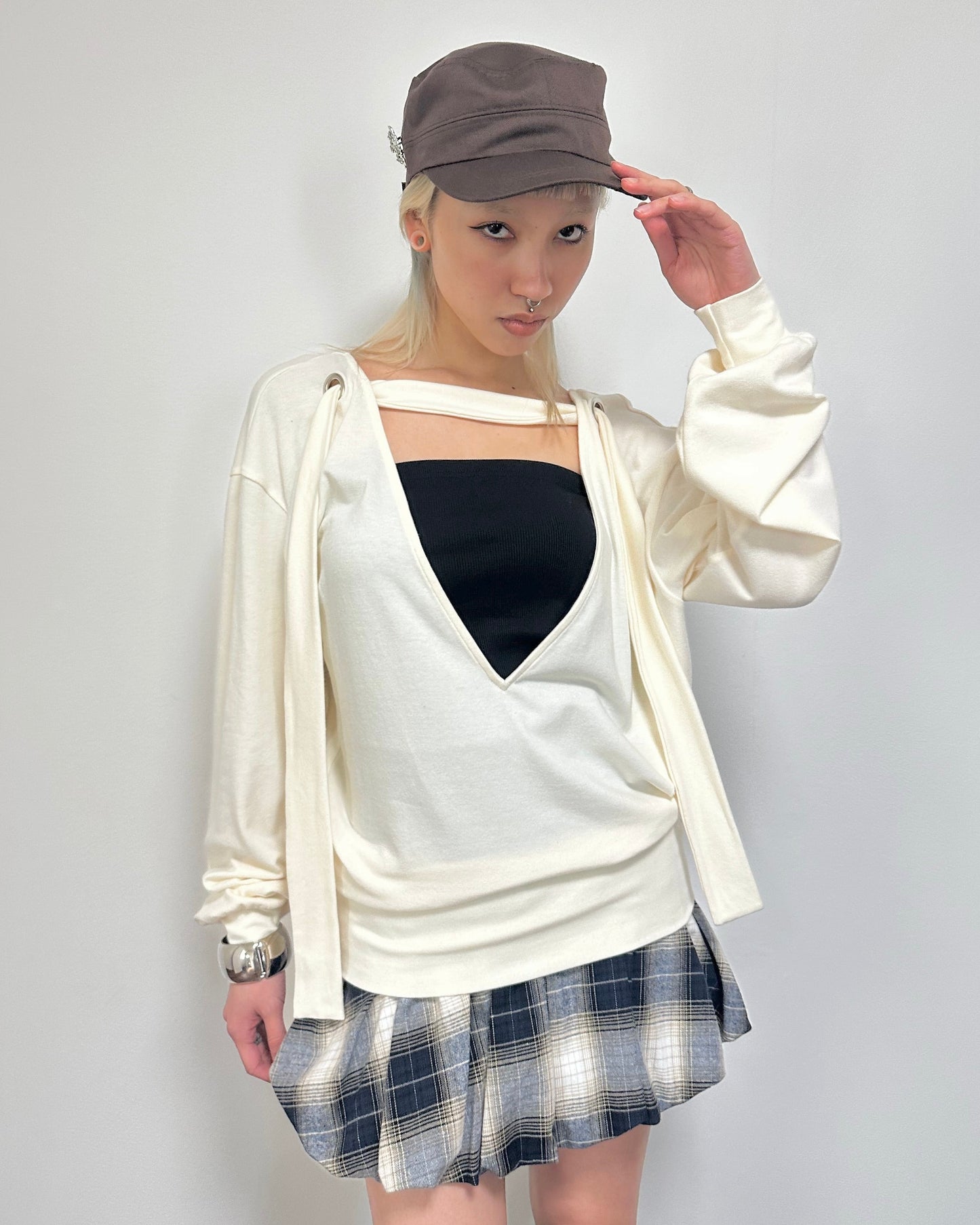 LINKED BY FATE 2WAY TOPS【WHITE】