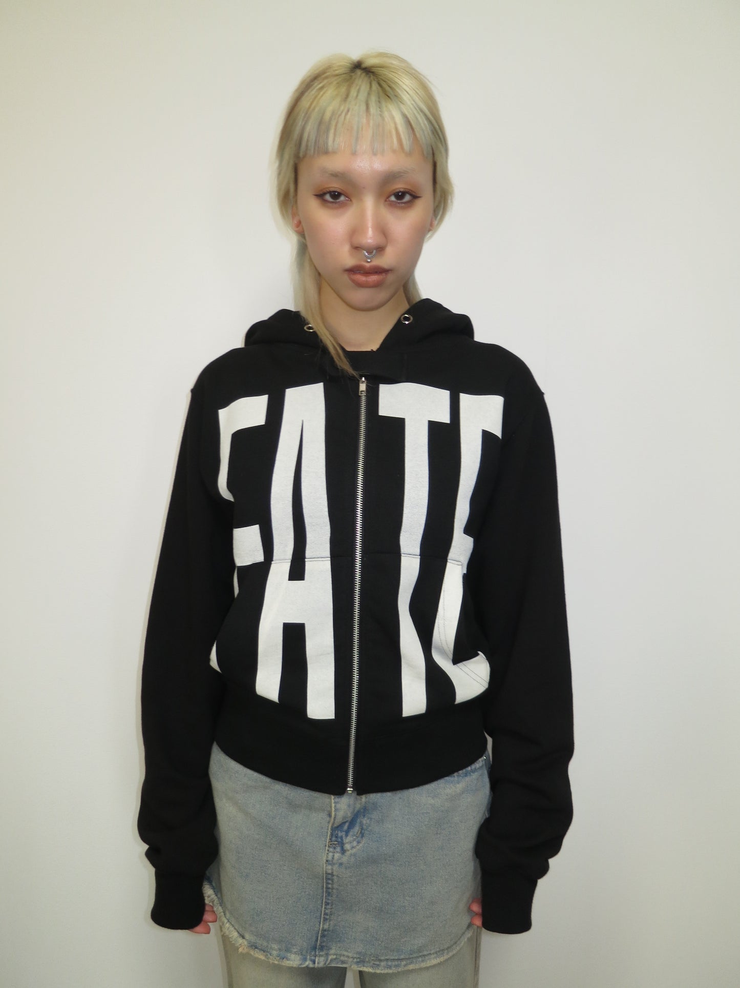FATE ZIP HOODIE【BLACK】