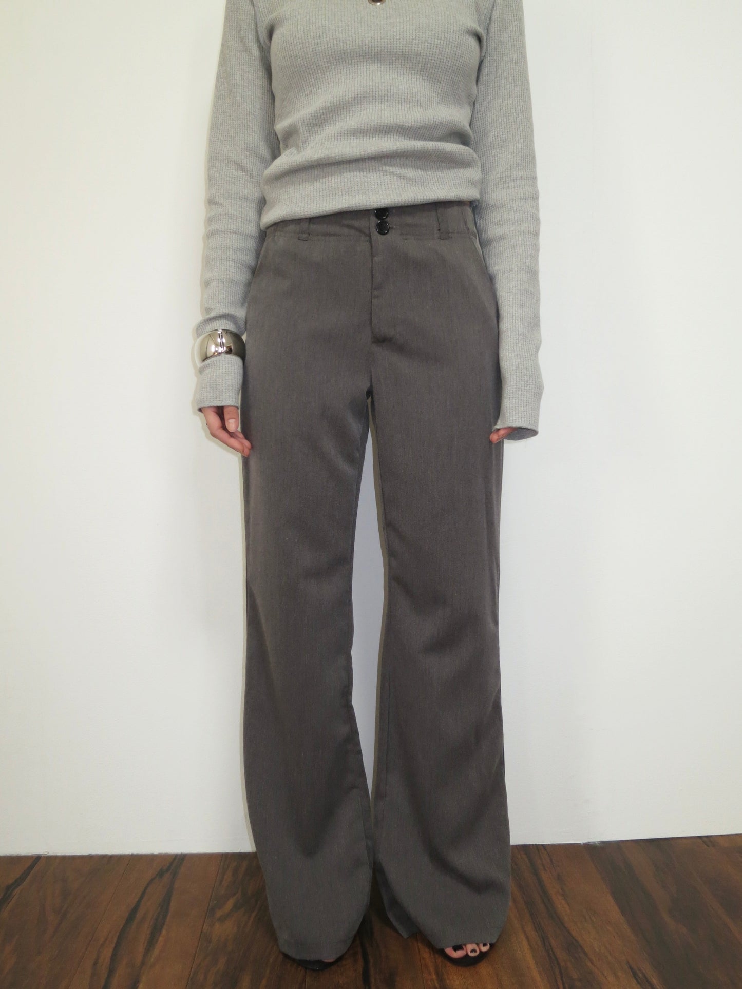LOW WAIST FLARE PANTS