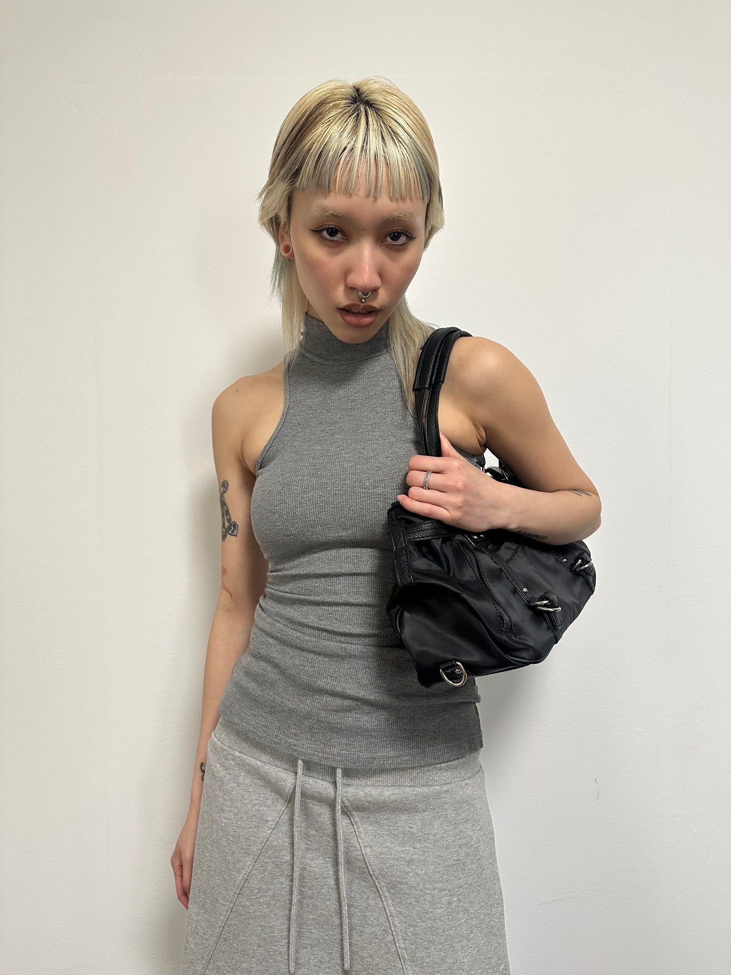 BLACK BELT SHOULDER BAG