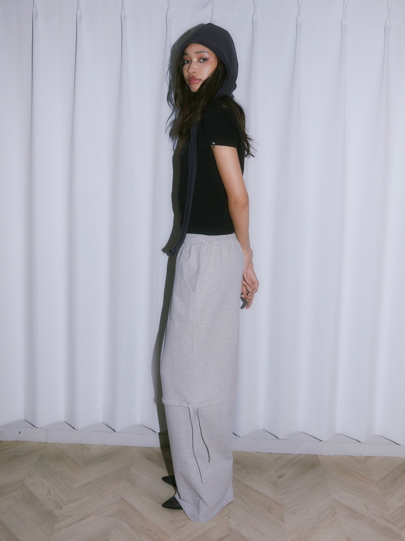2WAY SWEAT PANTS【GREY】