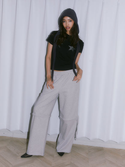 2WAY SWEAT PANTS【GREY】