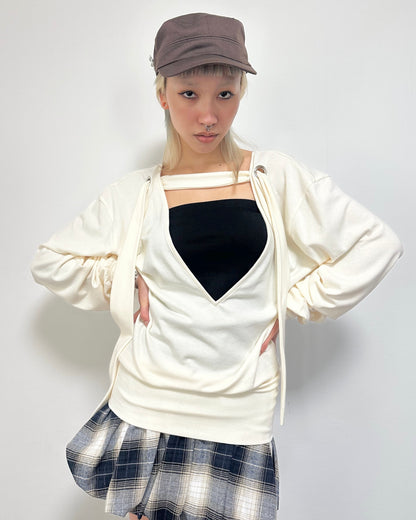 LINKED BY FATE 2WAY TOPS【WHITE】