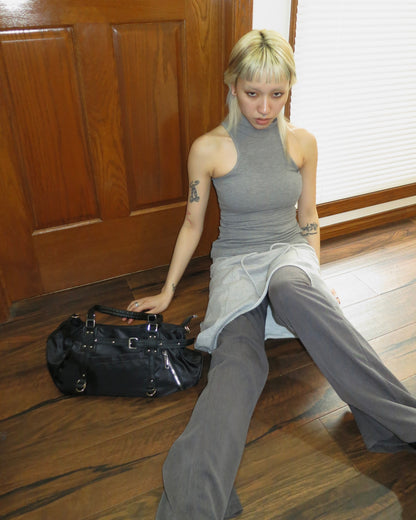 LOW WAIST FLARE PANTS