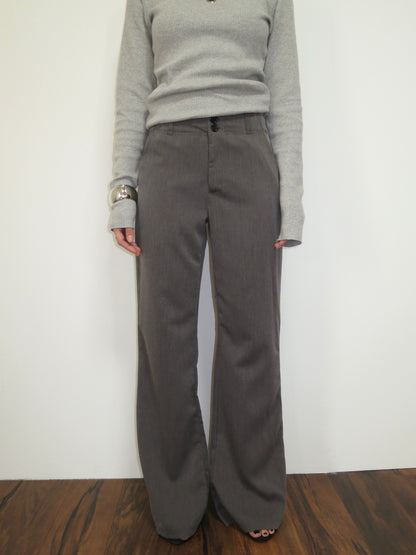 LOW WAIST FLARE PANTS
