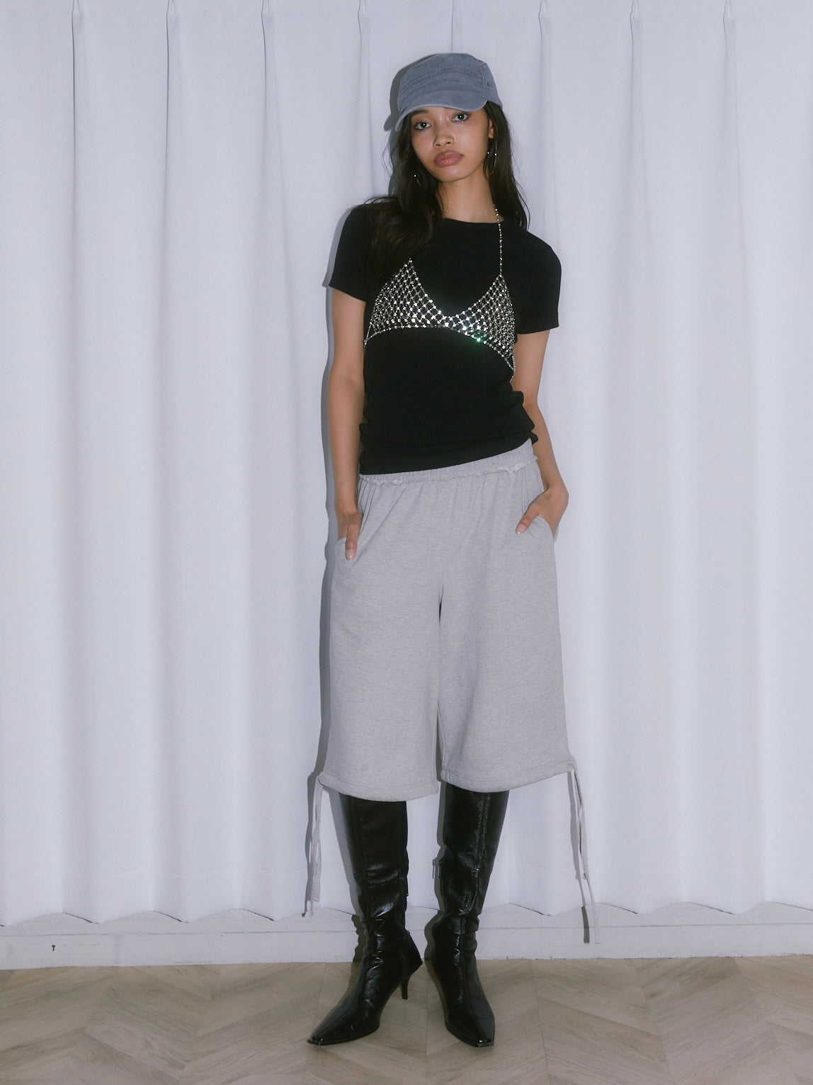 2WAY SWEAT PANTS【GREY】