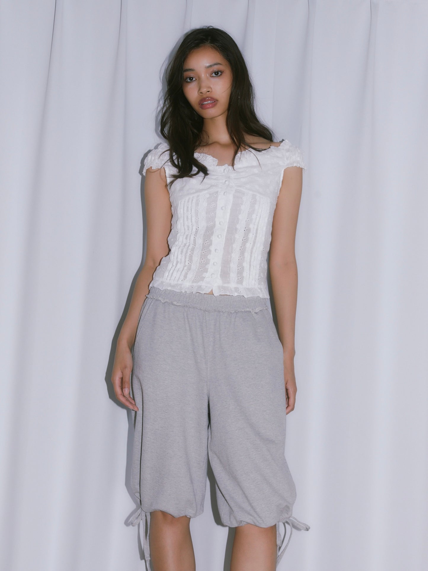 2WAY SWEAT PANTS【GREY】