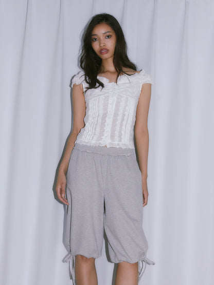 2WAY SWEAT PANTS【GREY】