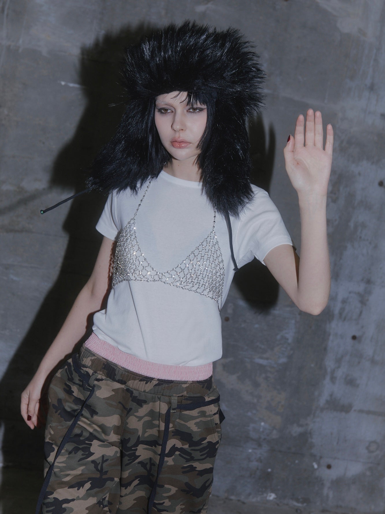 FAUX FUR FLIGHT CAP