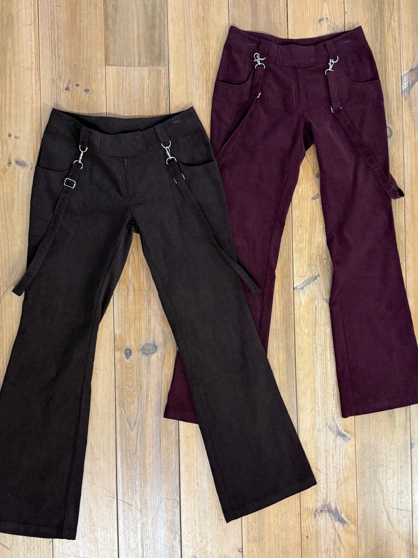 STUDS CORDUROY PANTS【BROWN】